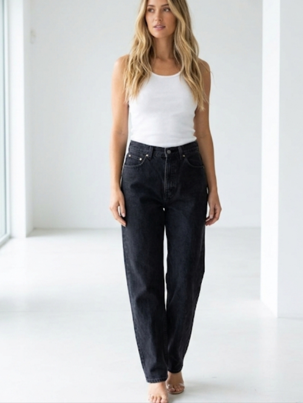 Vintage Eddie Bauer Highrise Mom Jeans Cotton Loose Fit